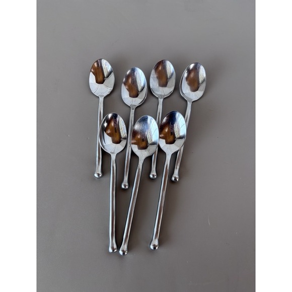 Gourmet Settings Other - Gourmet Settings EXOTIQUE PLATINUM 7 Teaspoons 18/10 Stainless Steel Flatware